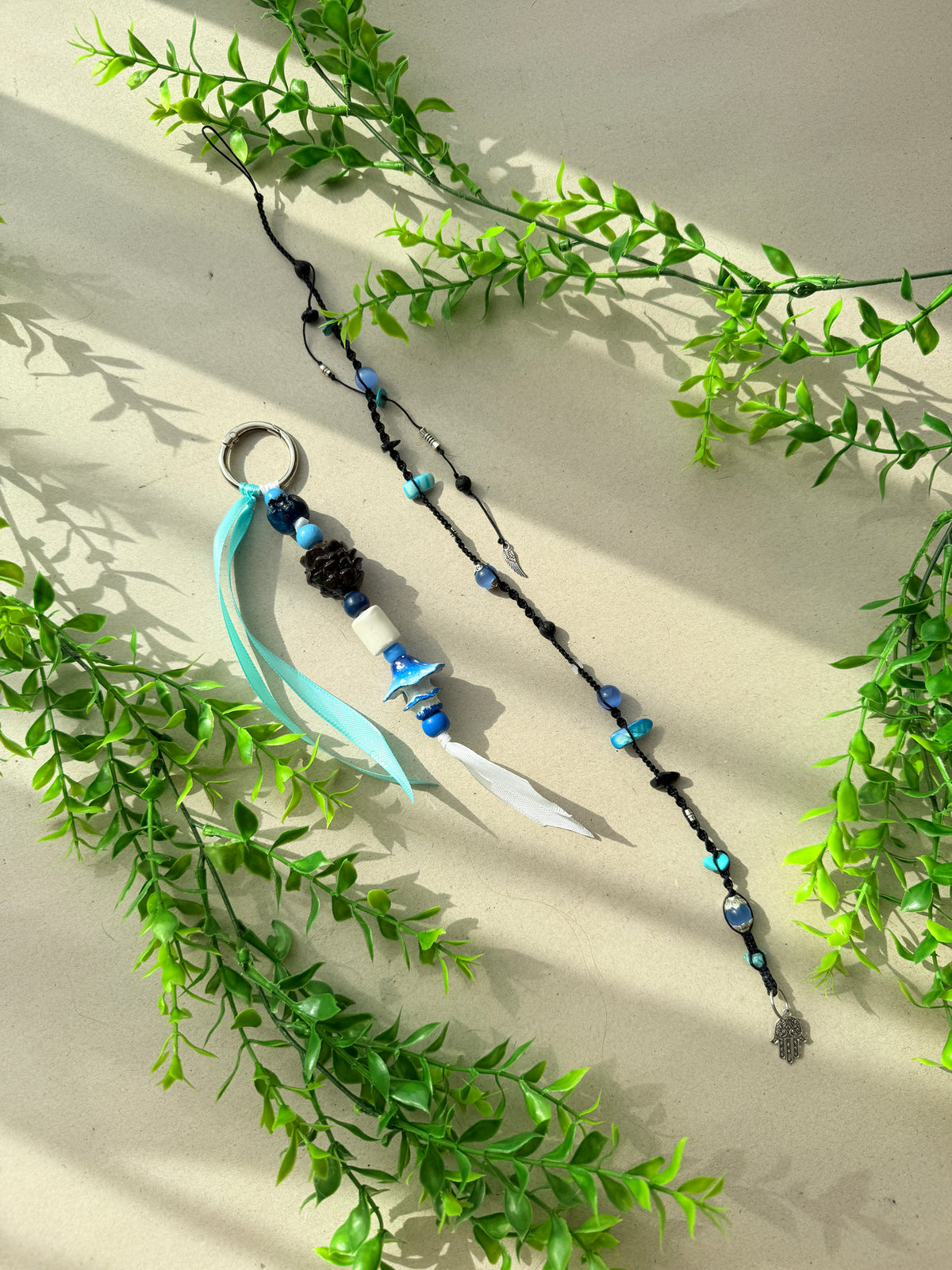 Blue Mushroom Dread Accessories | Choose Lula, Charm or Set