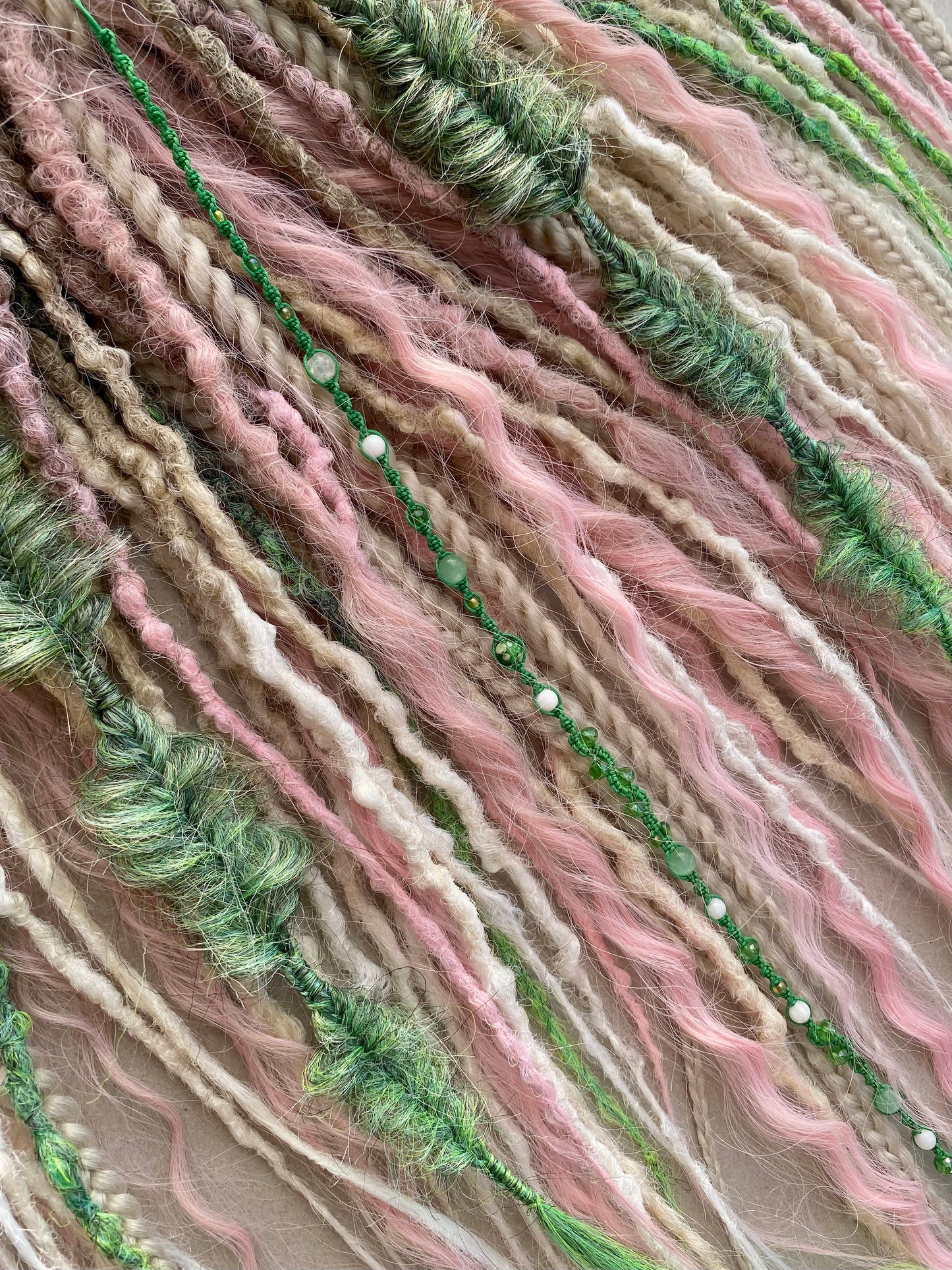 Morning Nymph Dreadlocks Pastel Blonde & Soft Pink Fairy Full Set (50 DE)