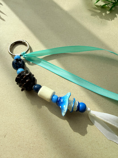 Blue Mushroom Dread Accessories | Choose Lula, Charm or Set