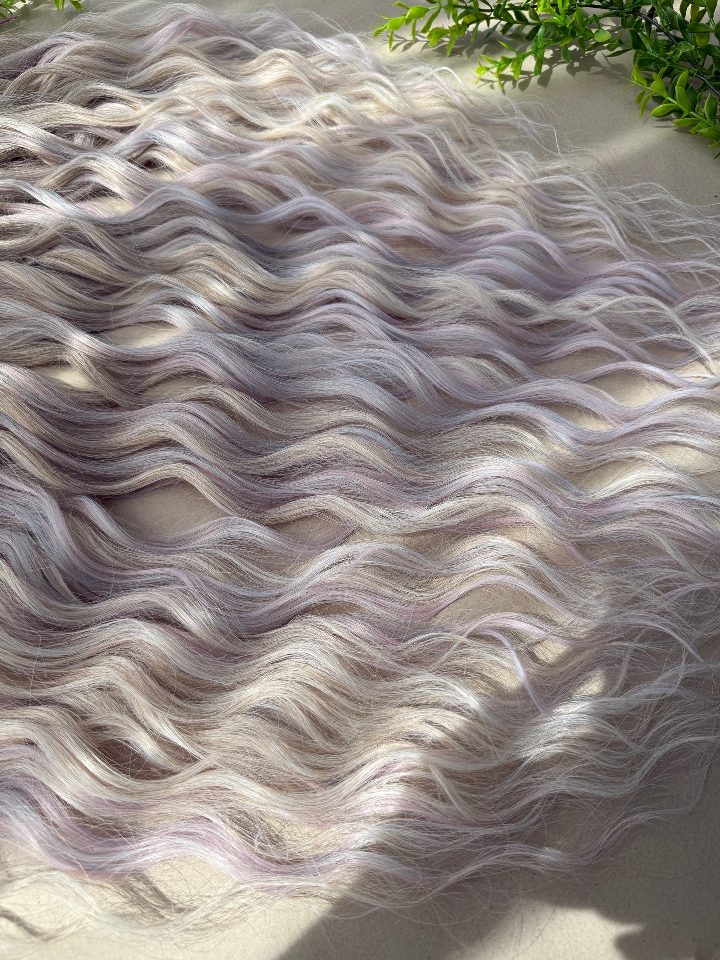 Moonlit Boho Dreadlocks – Blonde & Lavender Full Set Fantasy Hair Extensions