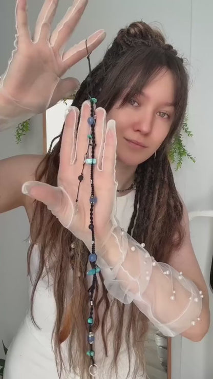 Blue Mushroom Dread Accessories | Choose Lula, Charm or Set